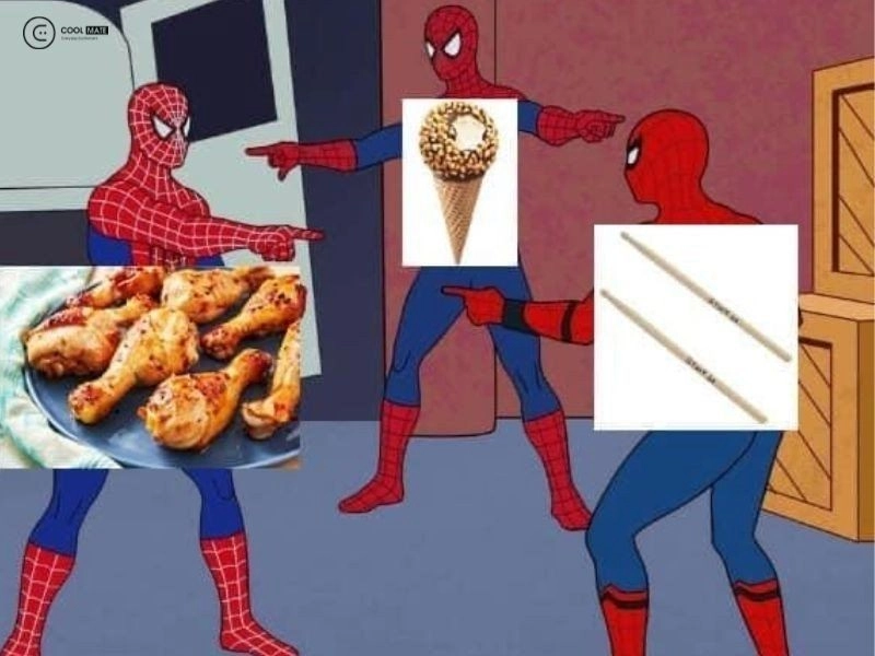 Meme Spiderman 2023 hot trend năm nay.