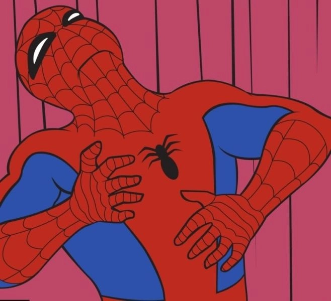 Three Spiderman meme hài hước, cực kỳ phổ biến.