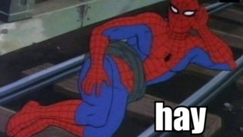 Spiderman across the Spider Verse meme mới mẻ và thu hút.