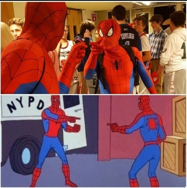 Spiderman meme template dành riêng cho bạn sáng tạo.