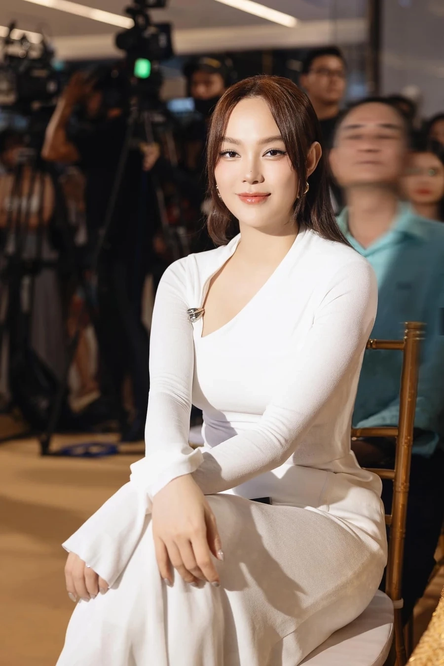 Gia đình Minh Hằng luôn là hậu phương vững chắc cho cô.