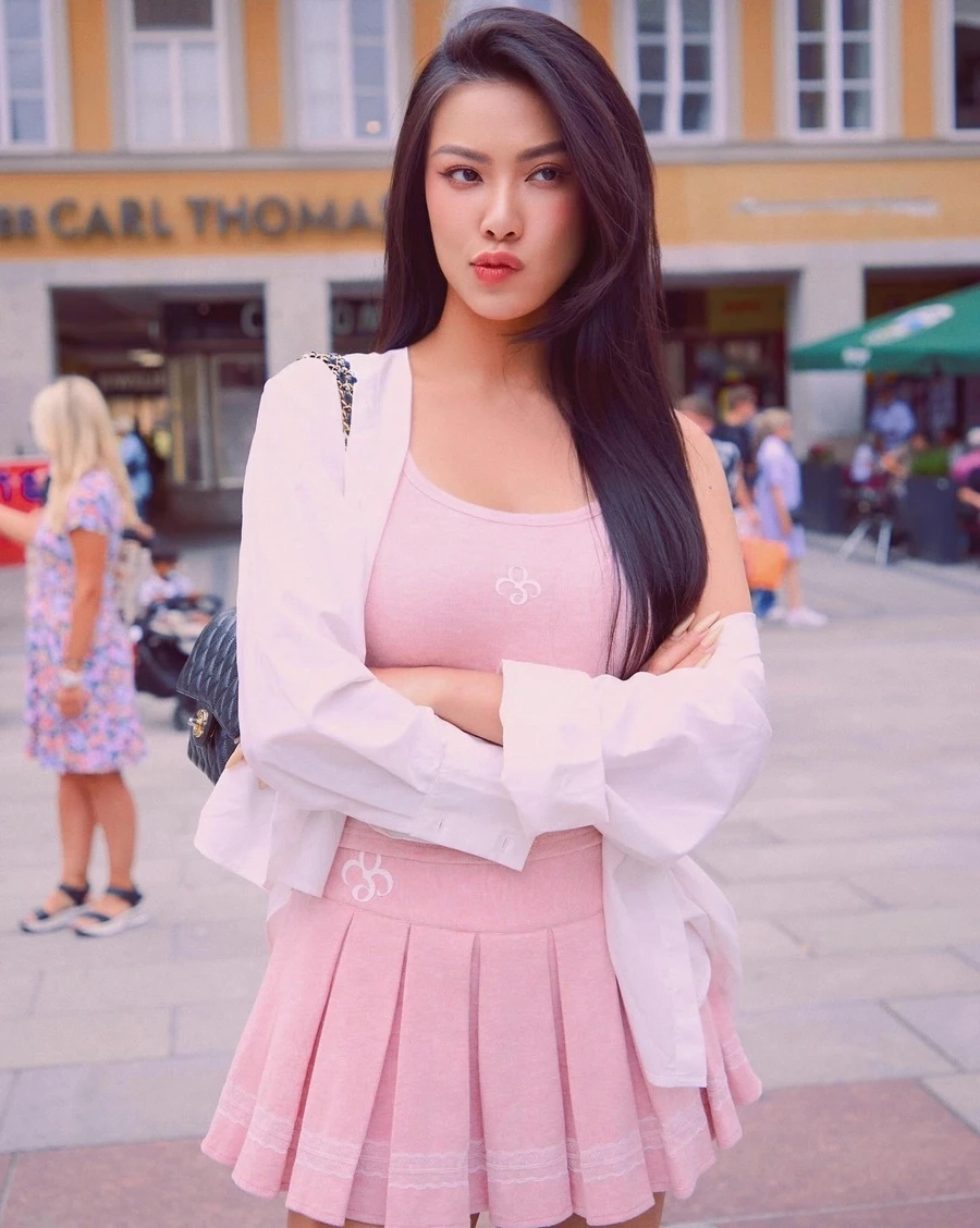 Kim Duyên thi Miss Universe 2021 với niềm tin và quyết tâm mạnh mẽ.