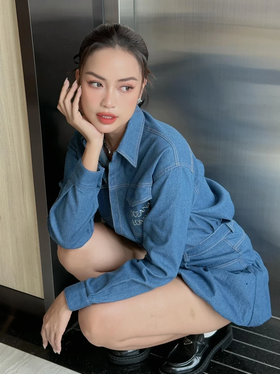 Ảnh Hoa hậu Ngọc Châu luôn thu hút sự chú ý với vẻ đẹp ngọt ngào và tựa như nàng thơ.