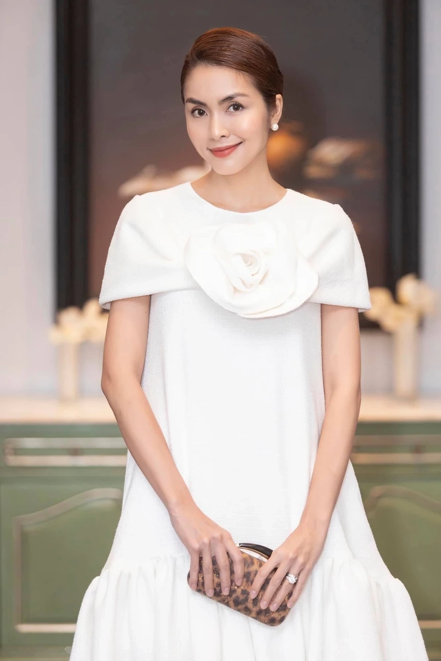 Tăng Thanh Hà hồi trẻ đã sớm tỏa sáng với nhan sắc nổi bật.