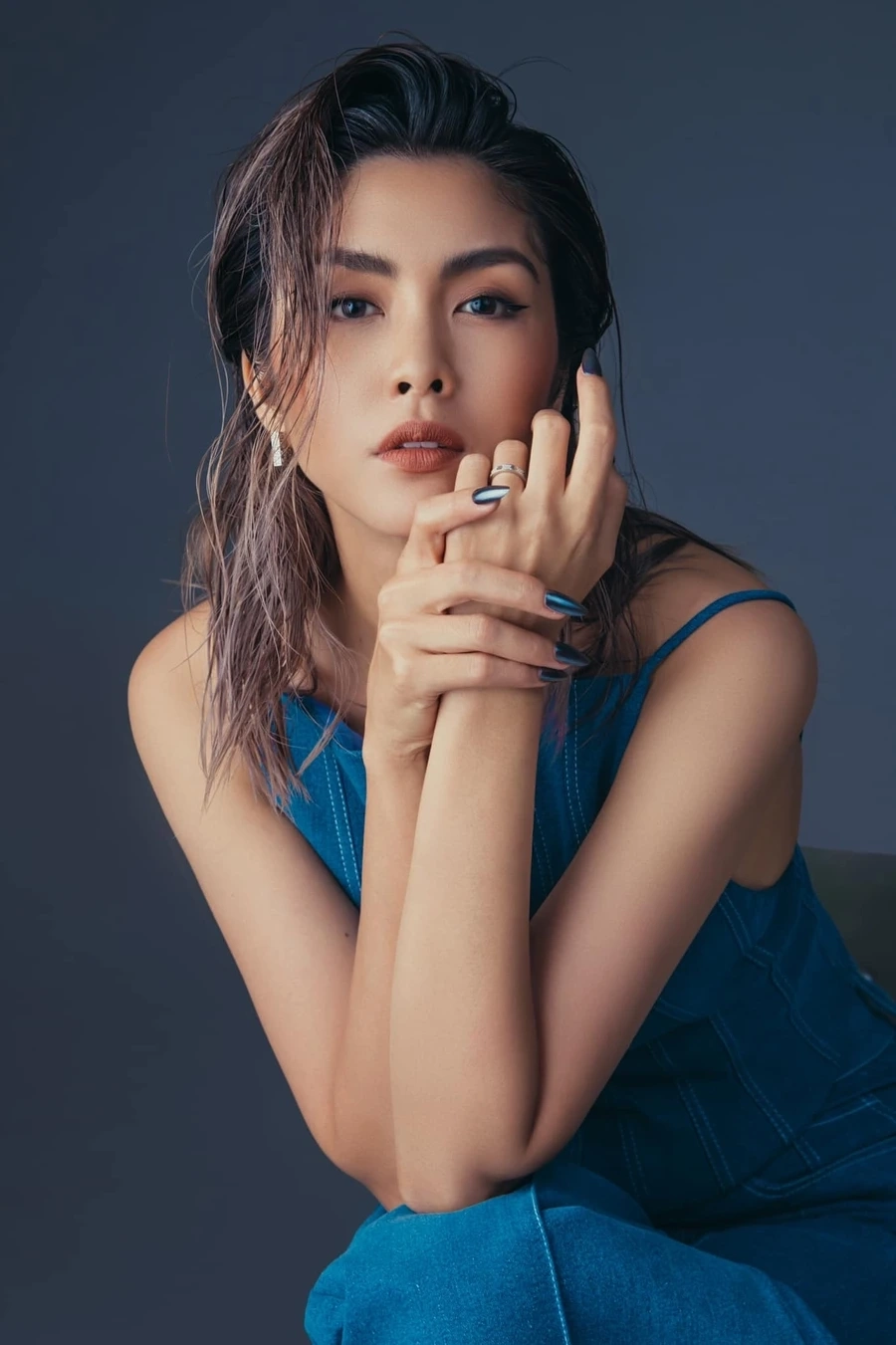 Hình ảnh Tăng Thanh Hà toát lên vẻ đẹp quý phái.