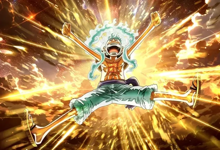 Siêu dễ thương với ảnh luffy gear 5 chibi cute