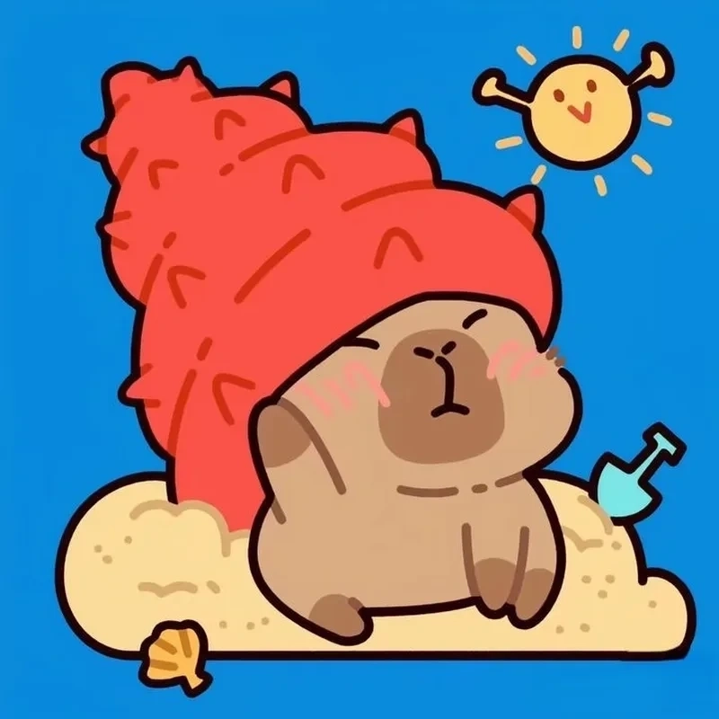 capybara ảnh dễ thương thu hút ánh nhìn