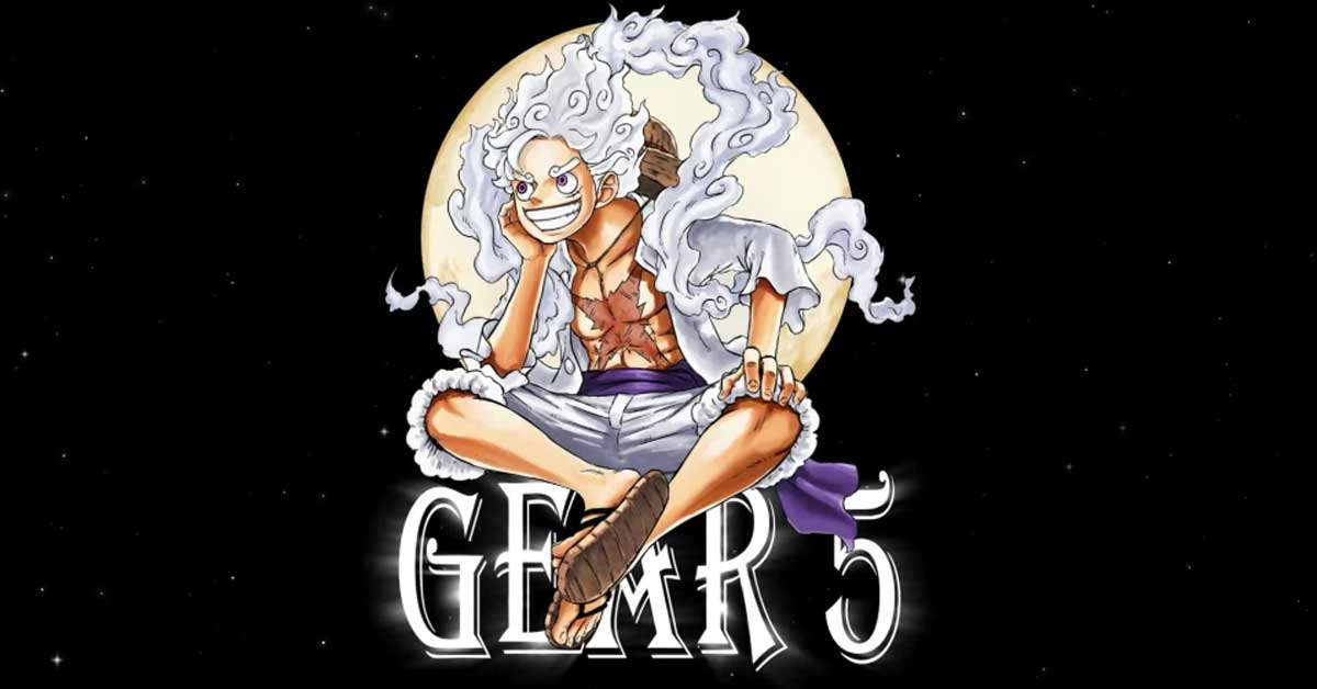 Gây cười với ảnh luffy gear 5 đang cười hài hước
