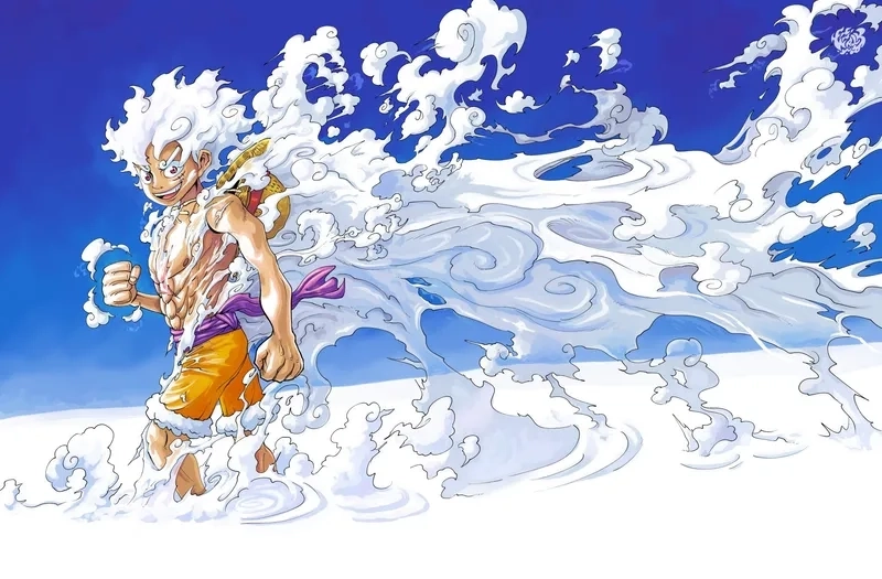 Độ nét cao với ảnh luffy gear 5 hd