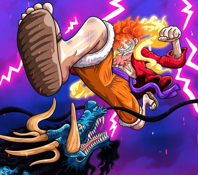 Đậm chất điện ảnh qua ảnh luffy gear 5 4k