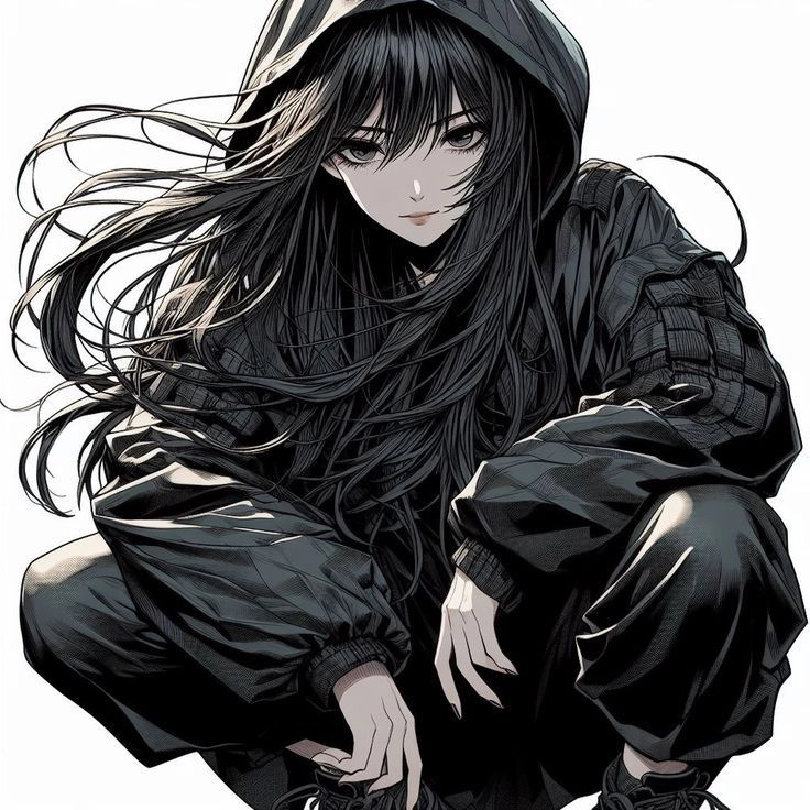 Lạnh lùng đầy thu hút hình ảnh anime nữ cool ngầu