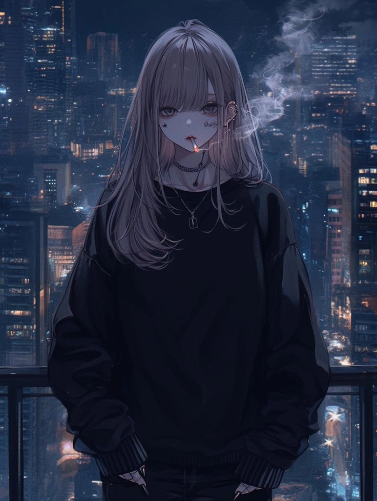 Thần thái khó đoán trong hình ảnh anime ngầu lạnh lùng