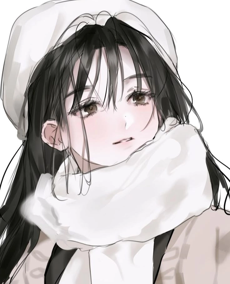 Ngọt ngào trong sáng hình ảnh anime cute nữ