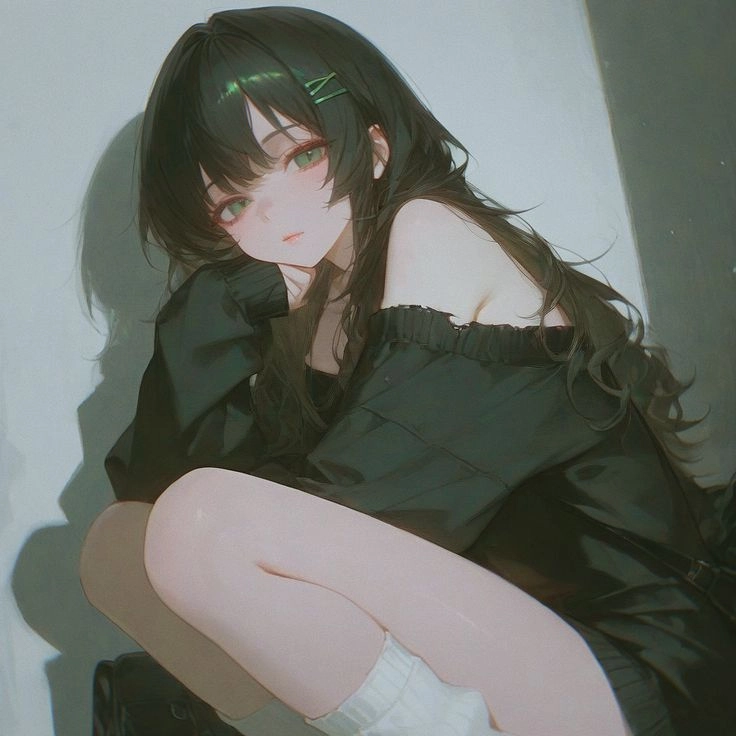 Một nét buồn lặng thầm hình nữ anime buồn