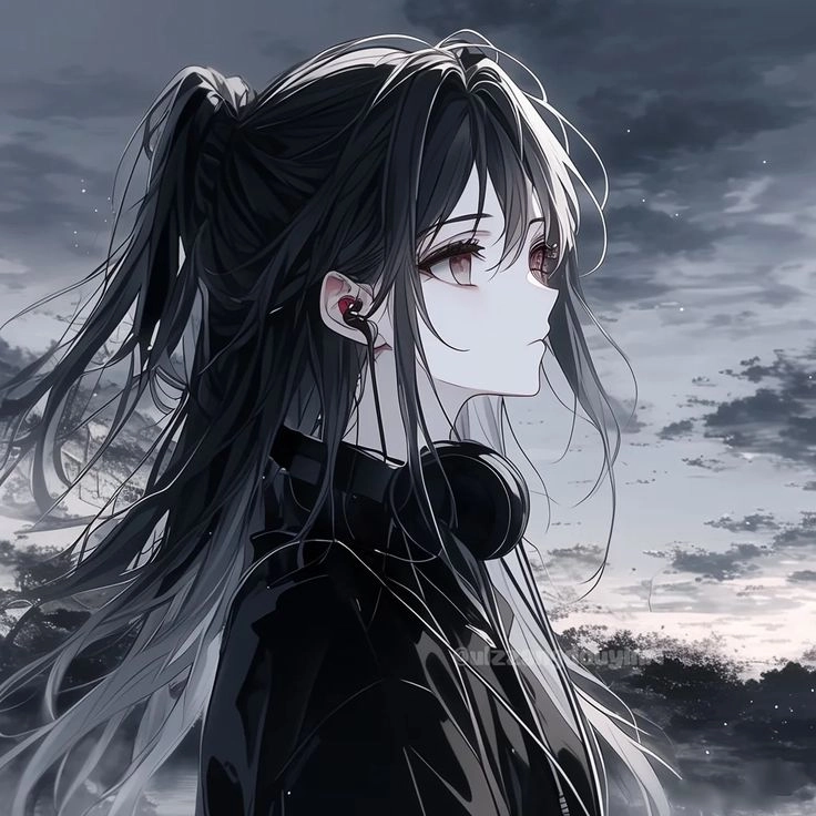 Thần thái băng giá từ hình ảnh anime nữ lạnh lùng