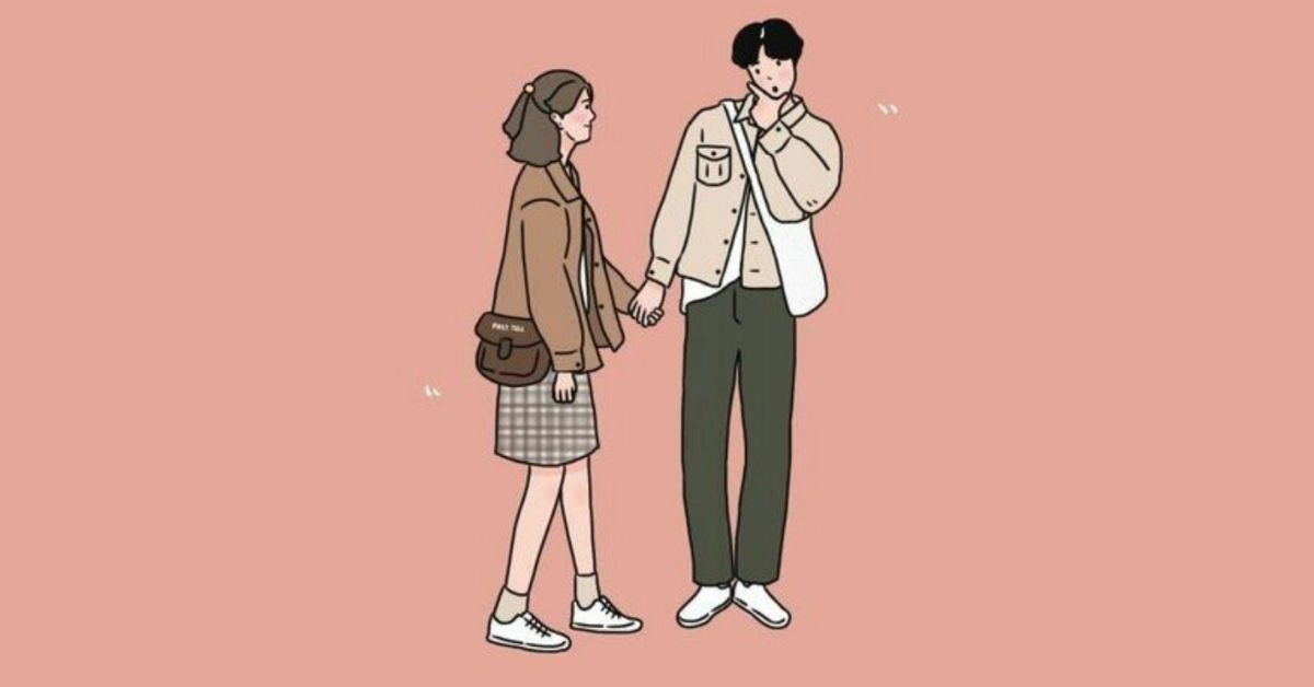 avatar cute cặp đôi tình yêu đang yêu dễ thương dễ thương ngập tràn hạnh phúc