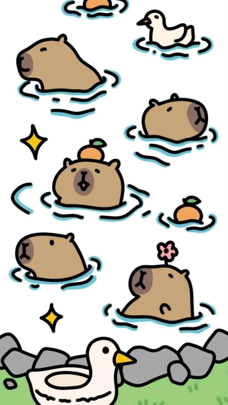 những hình ảnh capybara khiến người xem mê mẩn
