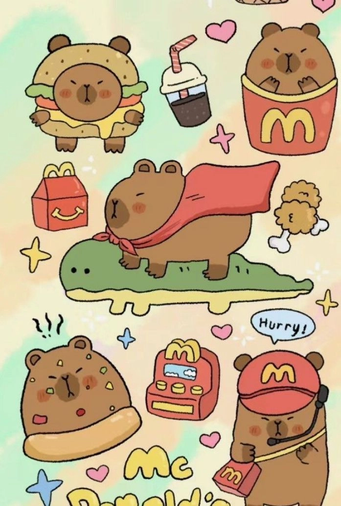 hình ảnh capybara 3d lung linh sắc nét