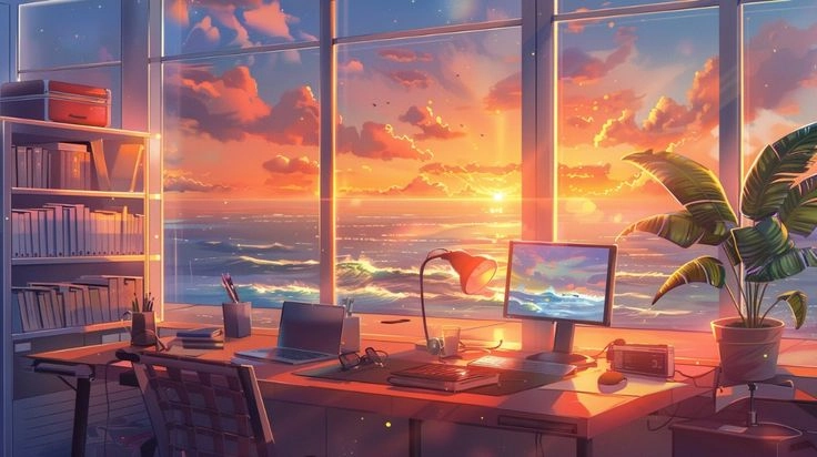 Chìm đắm trong ảnh âm nhạc chill sâu lắng