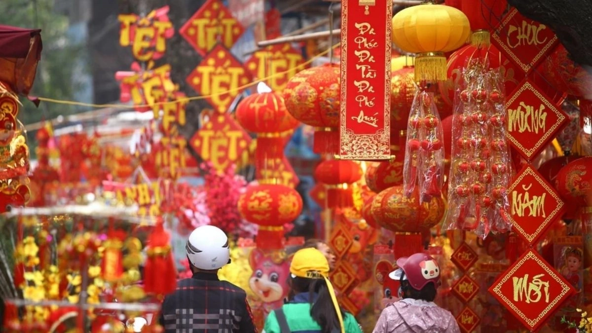 Chạm đến cảm xúc cùng ảnh chợ ngày tết