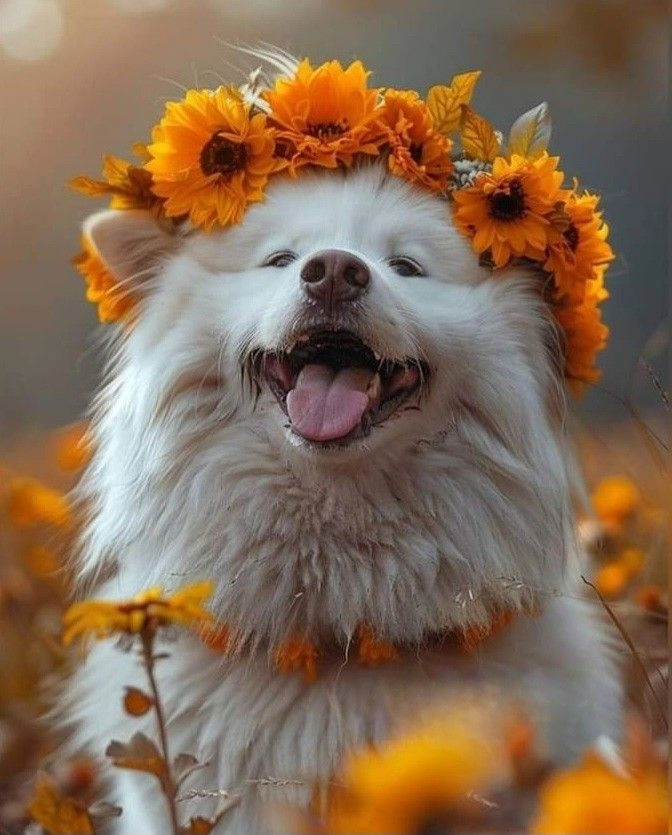 Màn hình thêm sinh động hình nền cún con dễ thương cho điện thoại