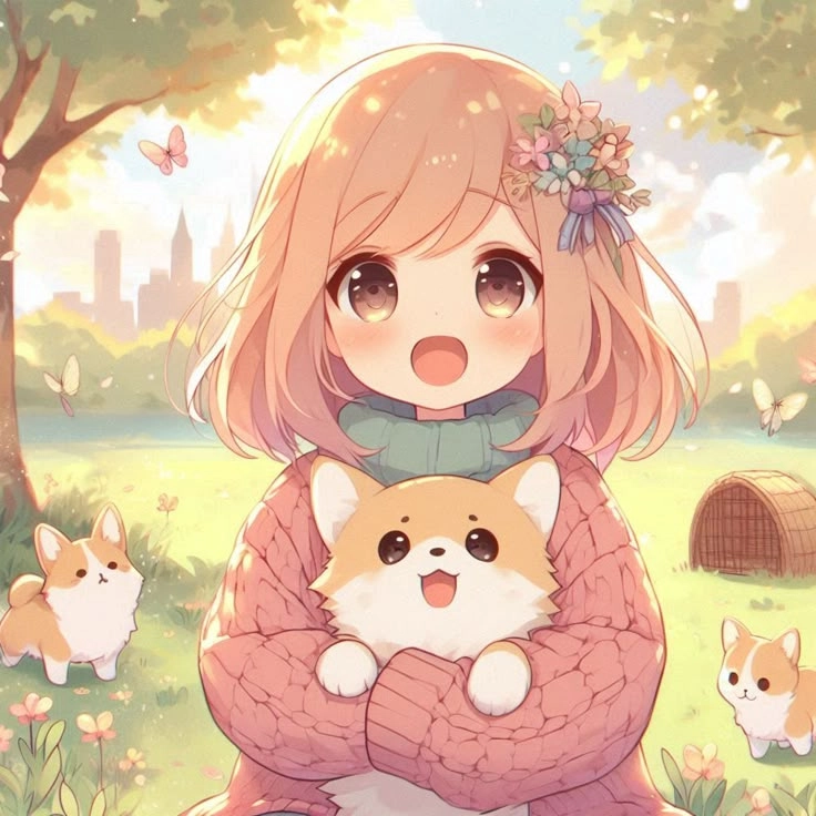 Bật mood dễ thương với hình nền cute chó con dễ thương