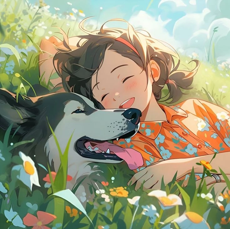 Tăng thêm cảm xúc với hình cute con chó