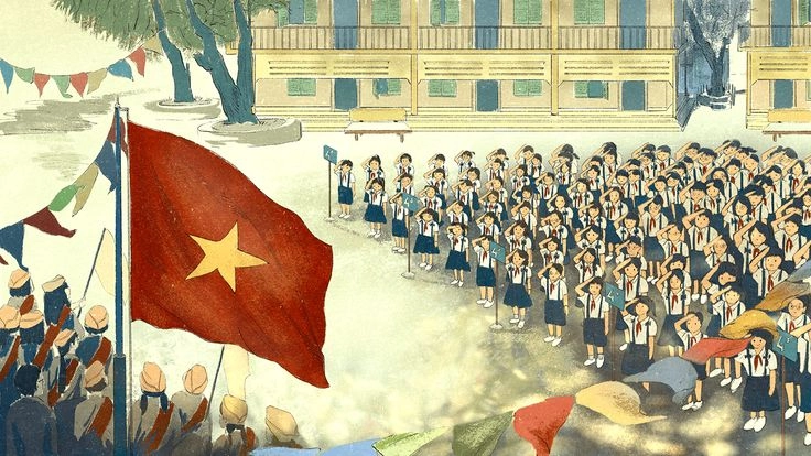 hình ảnh lá cờ đỏ sao vàng việt nam là biểu tượng thiêng liêng