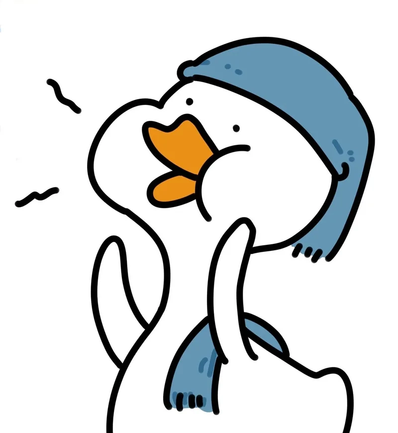 Dễ thương mê ly với hình ảnh vịt trắng cute