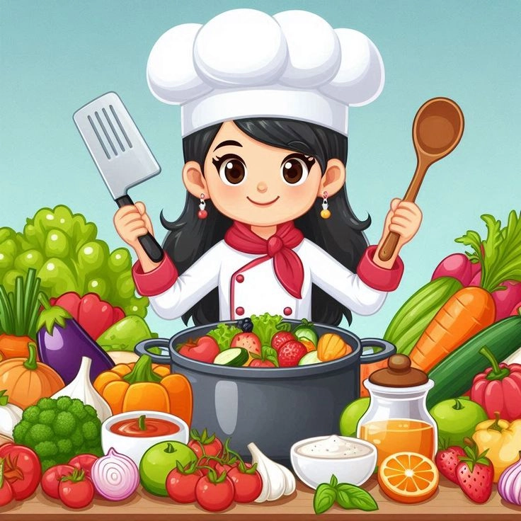 Tuyển chọn hình chibi đầu bếp siêu cute