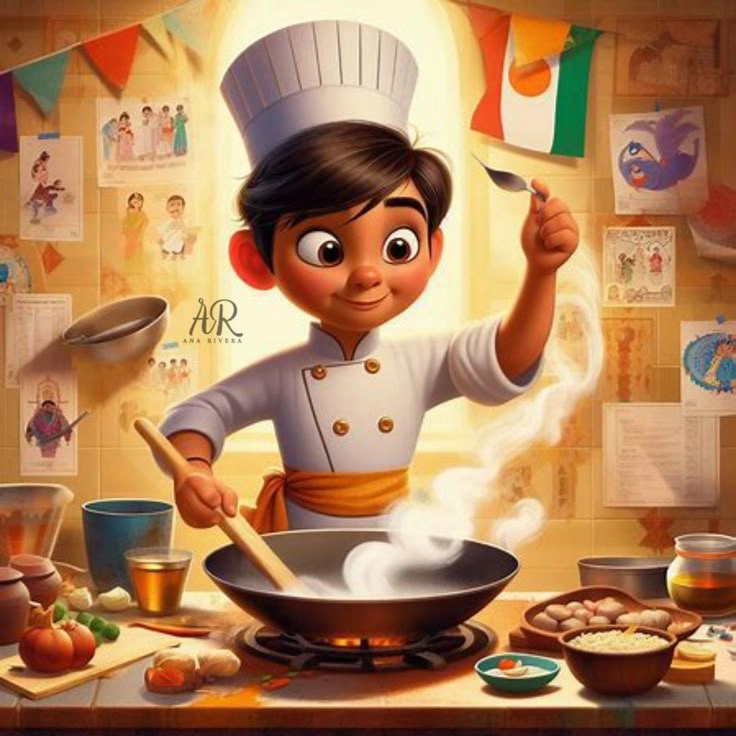 Tỏa sáng với hình đầu bếp đẹp ấn tượng