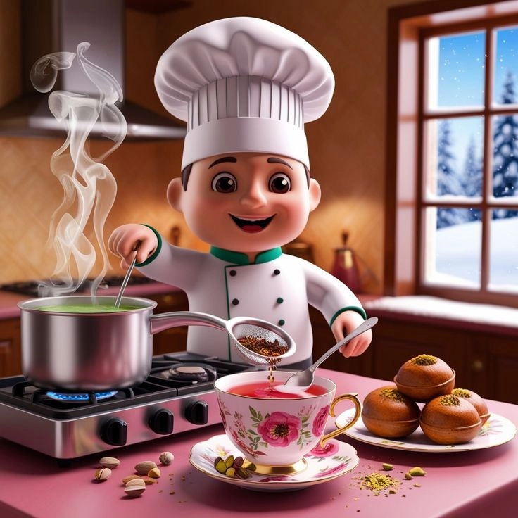 Gây ấn tượng với hình đầu bếp dễ thương