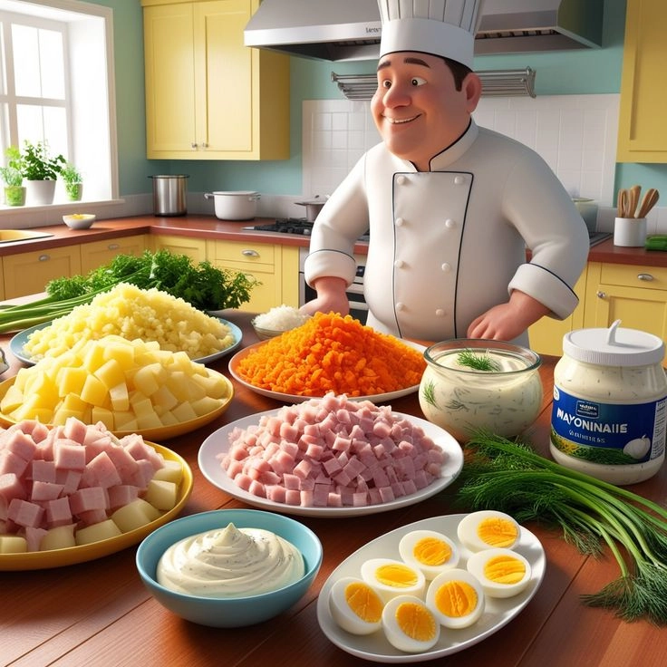 Gây ấn tượng với ảnh hoạt hình đầu bếp