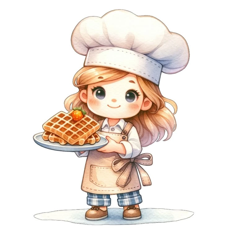 Sáng tạo hình ảnh đáng yêu chibi đầu bếp