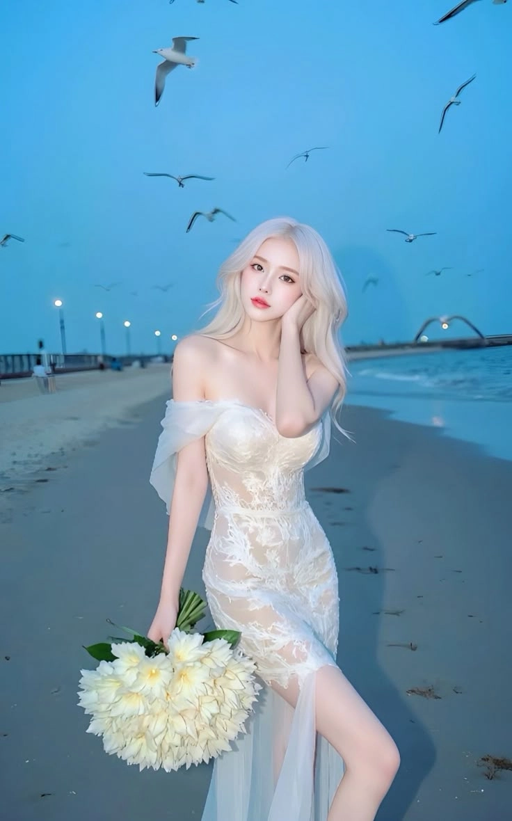 Khí chất nhẹ nhàng đậm chất ảnh trung quốc nữ