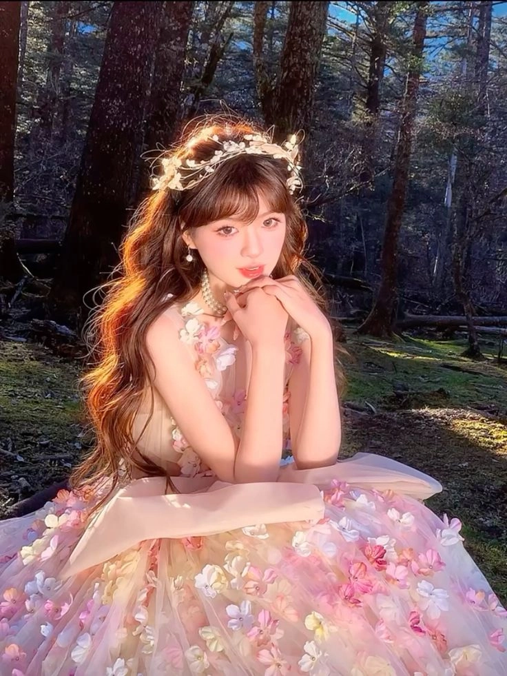 Nụ cười rạng rỡ khiến xao xuyến ảnh cô gái trung quốc đẹp