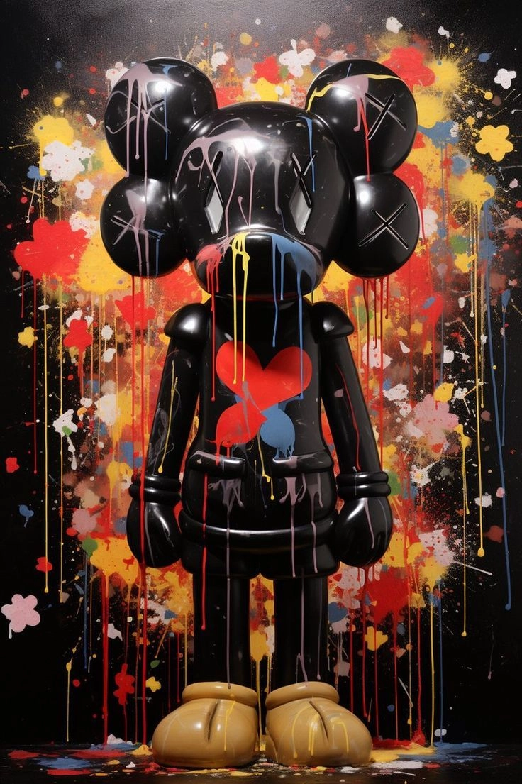 hình ảnh gấu bearbrick thiết kế độc lạ hút mắt