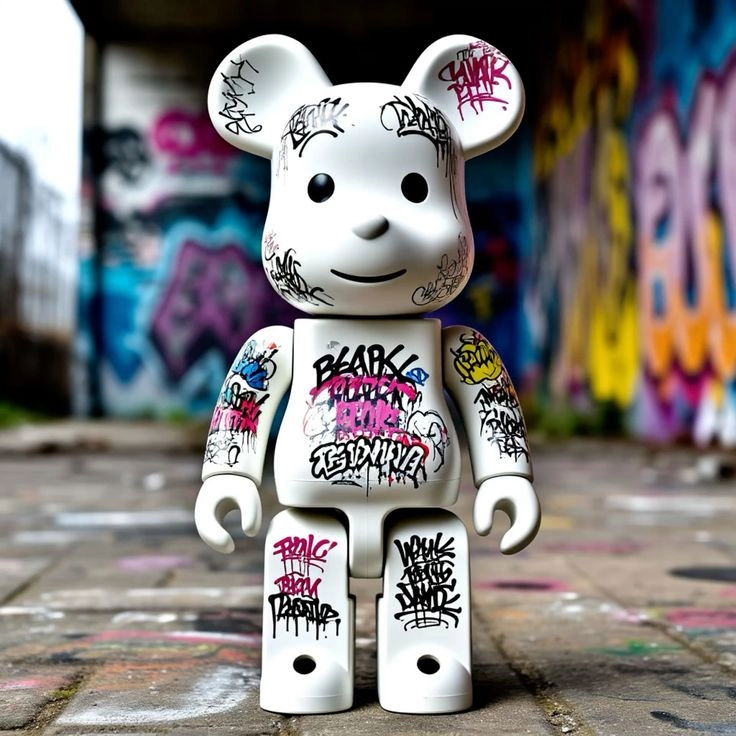 gấu bearbrick hình nền mang nét riêng cá tính mạnh