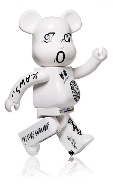 bearbrick hình nền trắng thanh lịch nhẹ nhàng cho máy