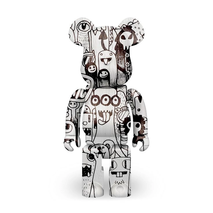 ảnh gấu bearbrick trang mang nét đẹp thu hút riêng