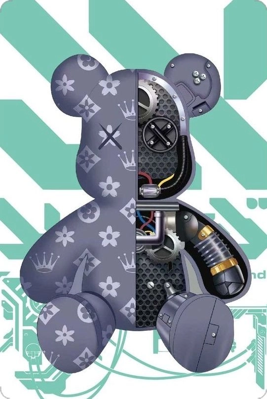 hình ảnh bearbrick thể hiện nét riêng rất chất chơi