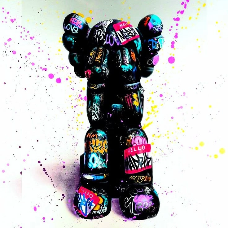 ảnh gấu bearbrick thể hiện cá tính không lẫn đâu được