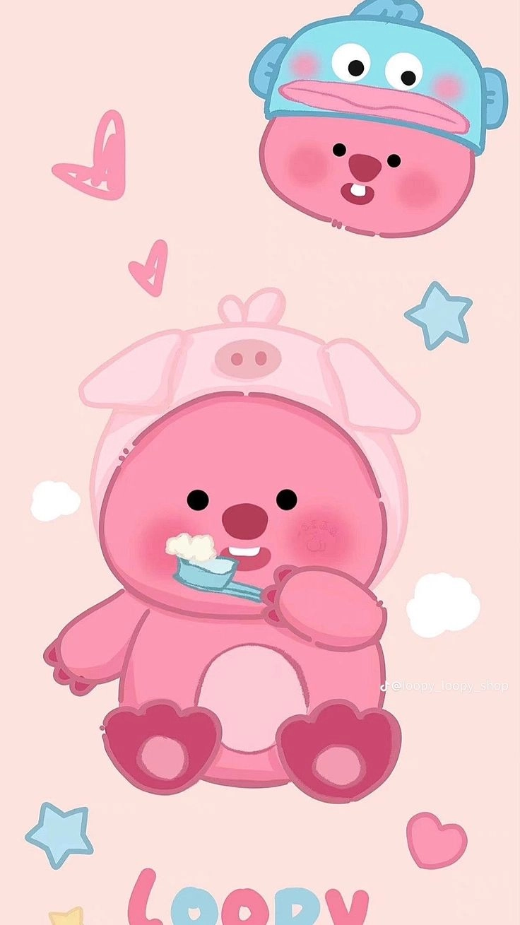 Độc đáo và ngộ nghĩnh với hình nền gấu loopy