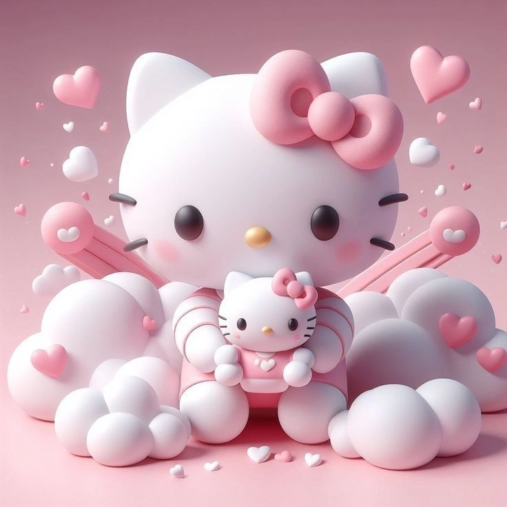 Ai cũng mê mẩn với ảnh hello kitty cute cực chất