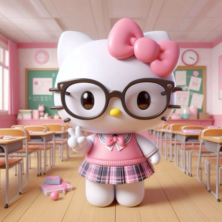 Đốn tim người xem bằng ảnh hello kitty đáng yêu hết nấc