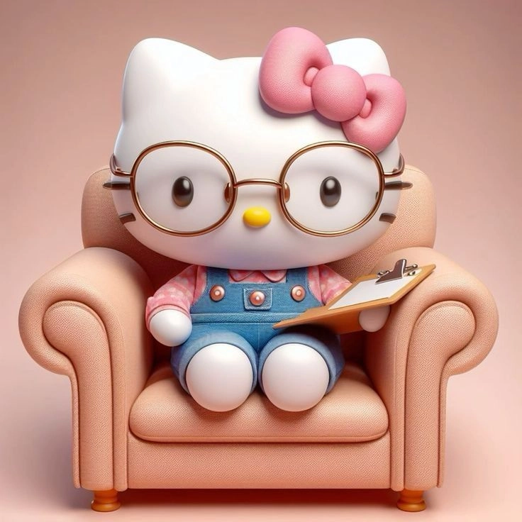 Ngọt ngào dễ mến với ảnh hello kitty dễ thương quen thuộc