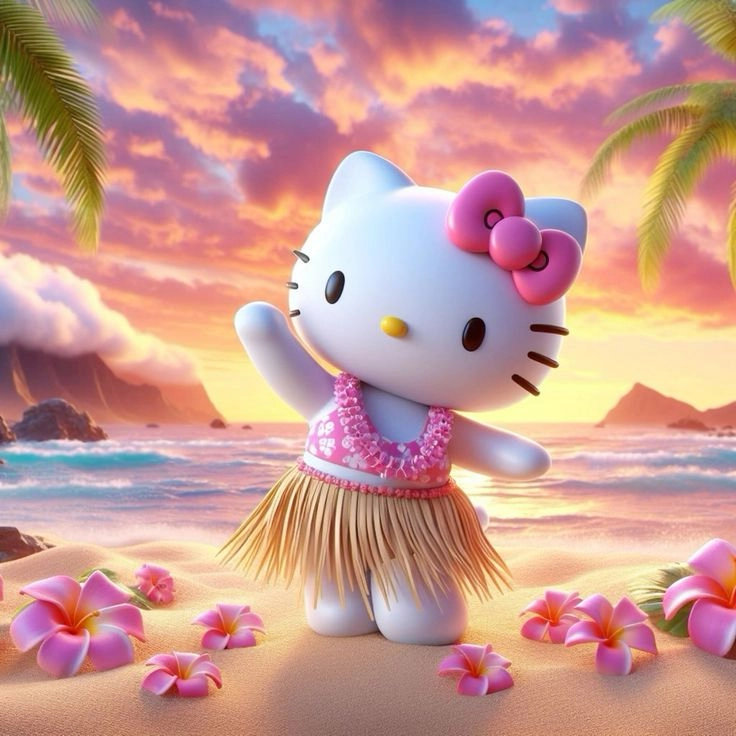 Cập nhật màn hình bằng ảnh hello kitty hình nền hot