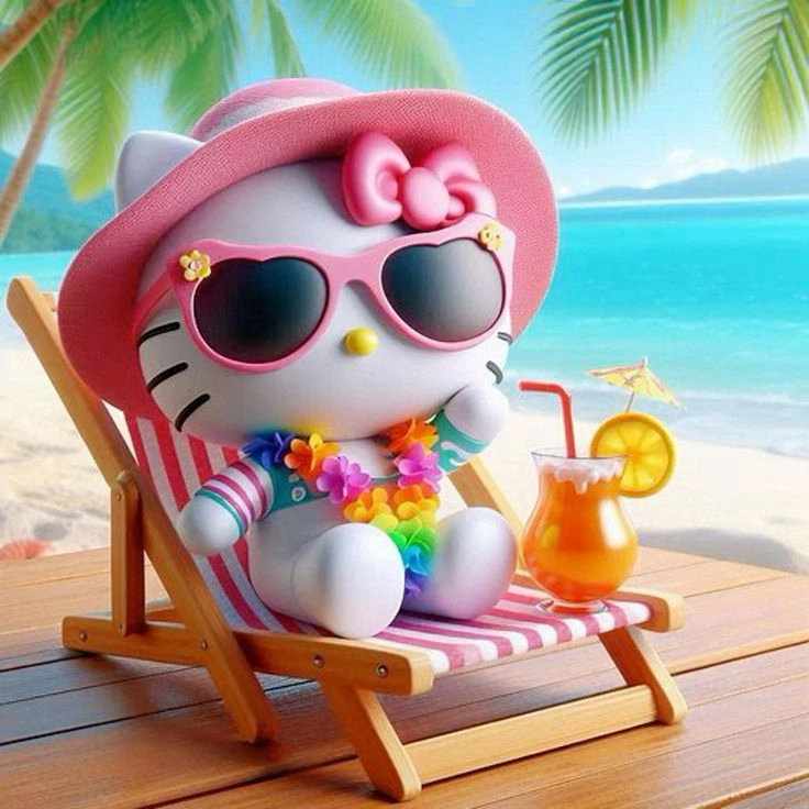 Độc lạ và hài hước từ ảnh hello kitty meme cực chill