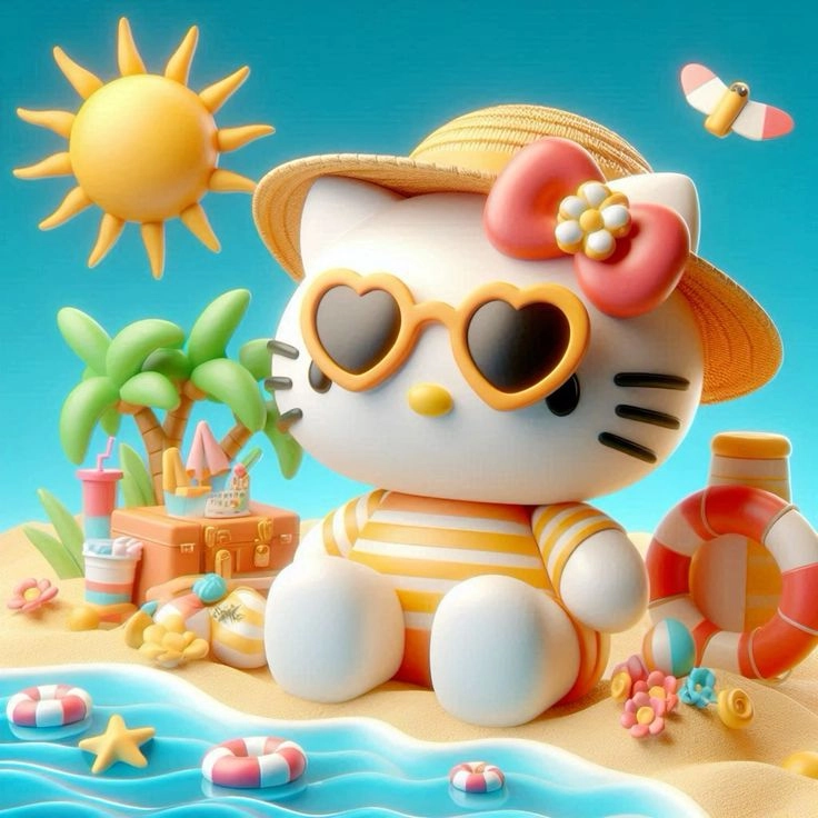 Xu hướng mới lạ cùng ảnh hello kitty tiktok hot trend