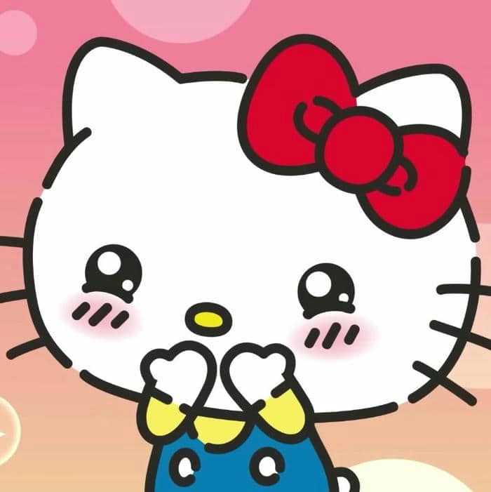Hô biến avatar với avatar ảnh hello kitty cute